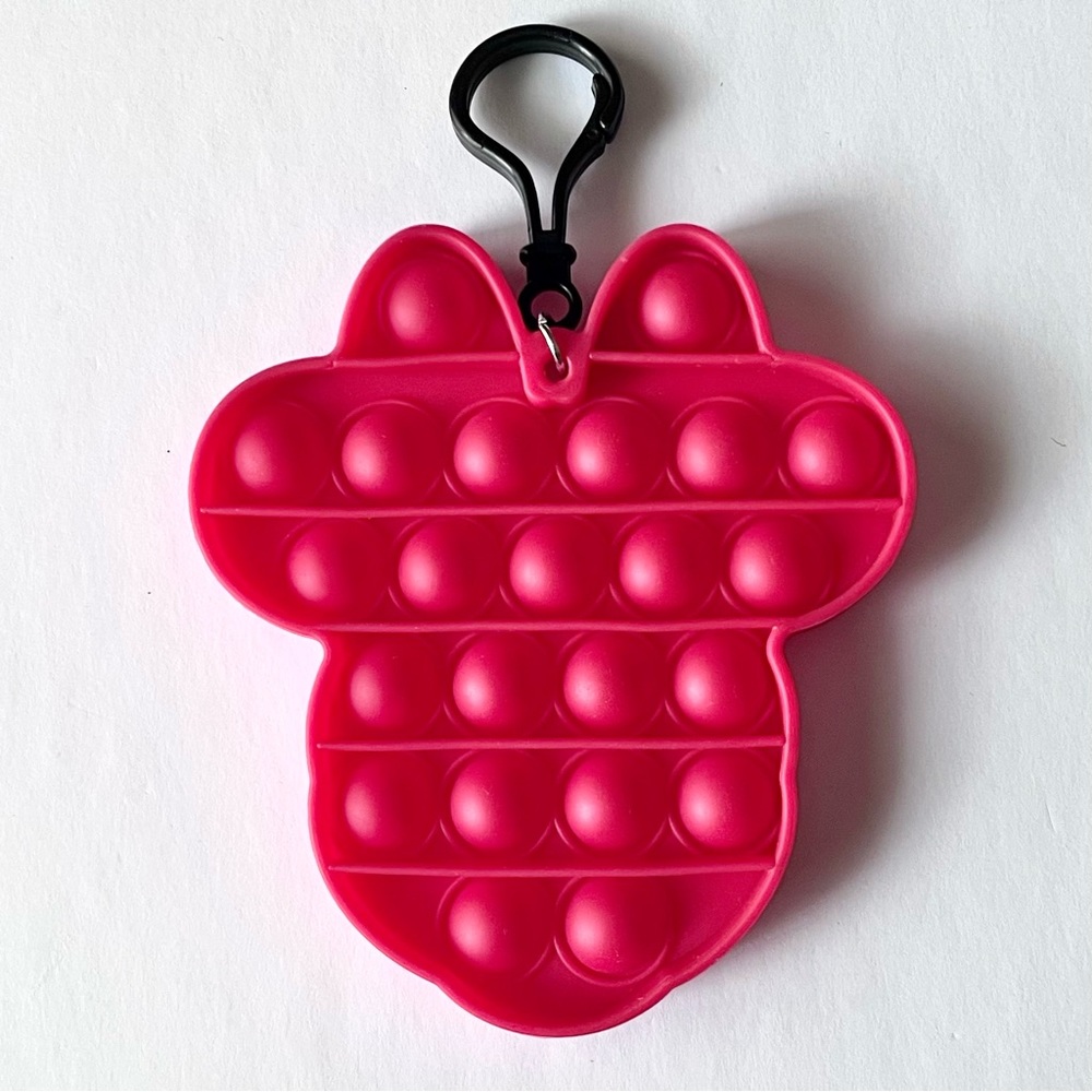 NWOT Disney Minnie Mouse Fidget Popper Keychain